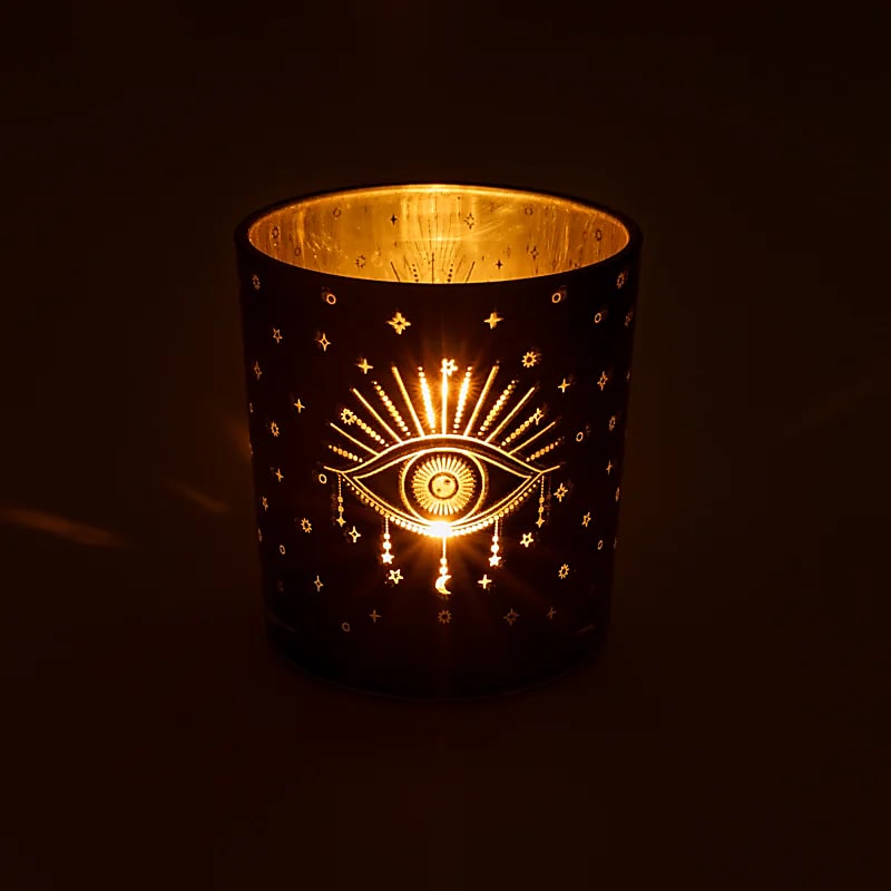 Portavelas de Vidrio ~ Ilumina tu espacio con estilo y simbolismo