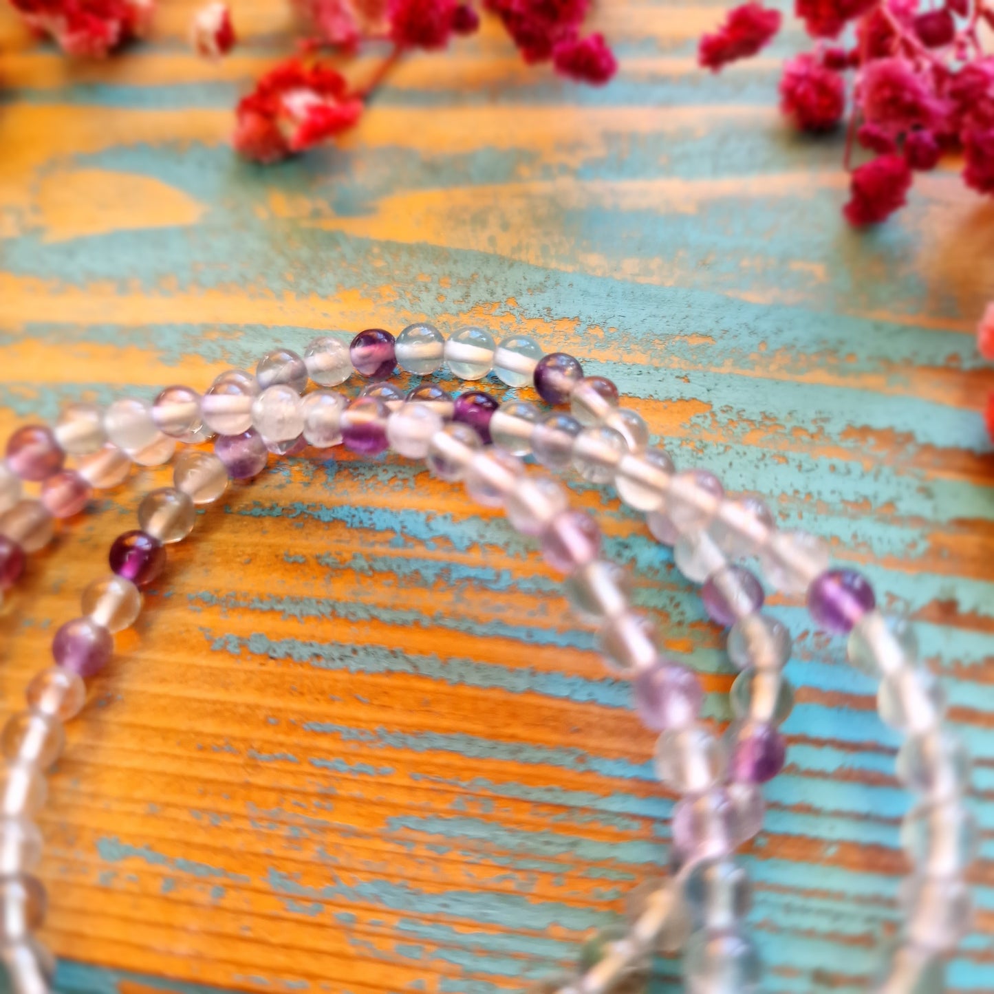 Pulsera Fluorita 4mm