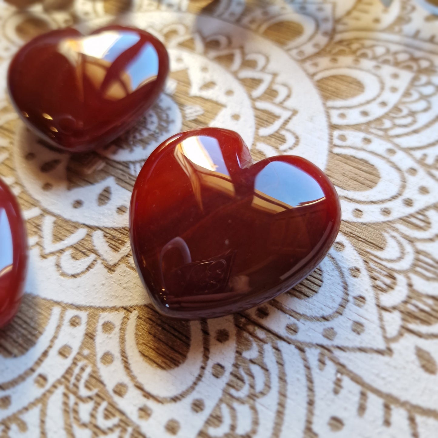 Corazón de Carneola ~ Vitalidad y Confianza Interior