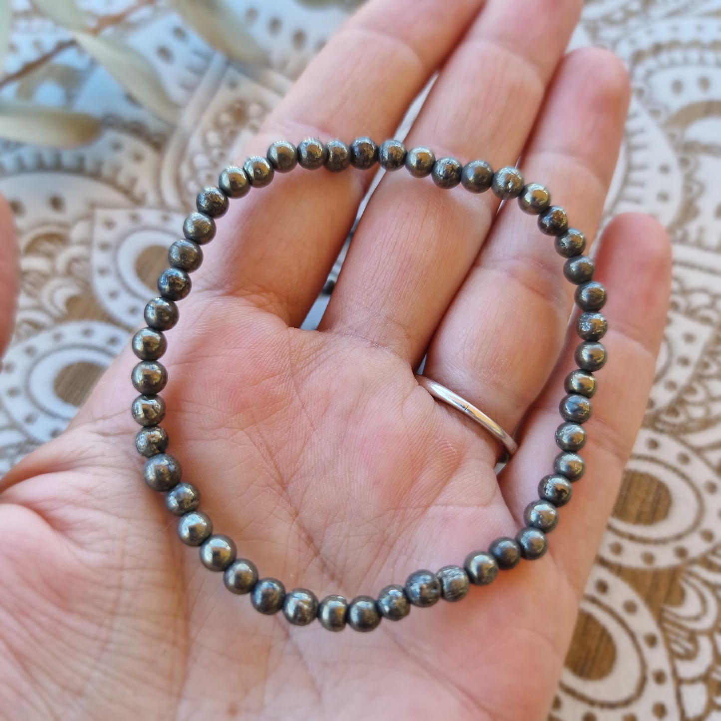Pulsera de Pirita ~ Prosperidad y Protección ~ 4 y 6 mm
