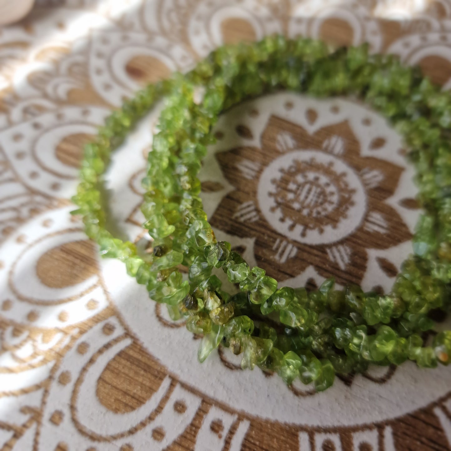Collar largo de Olivino ~ Renovación y Equilibrio