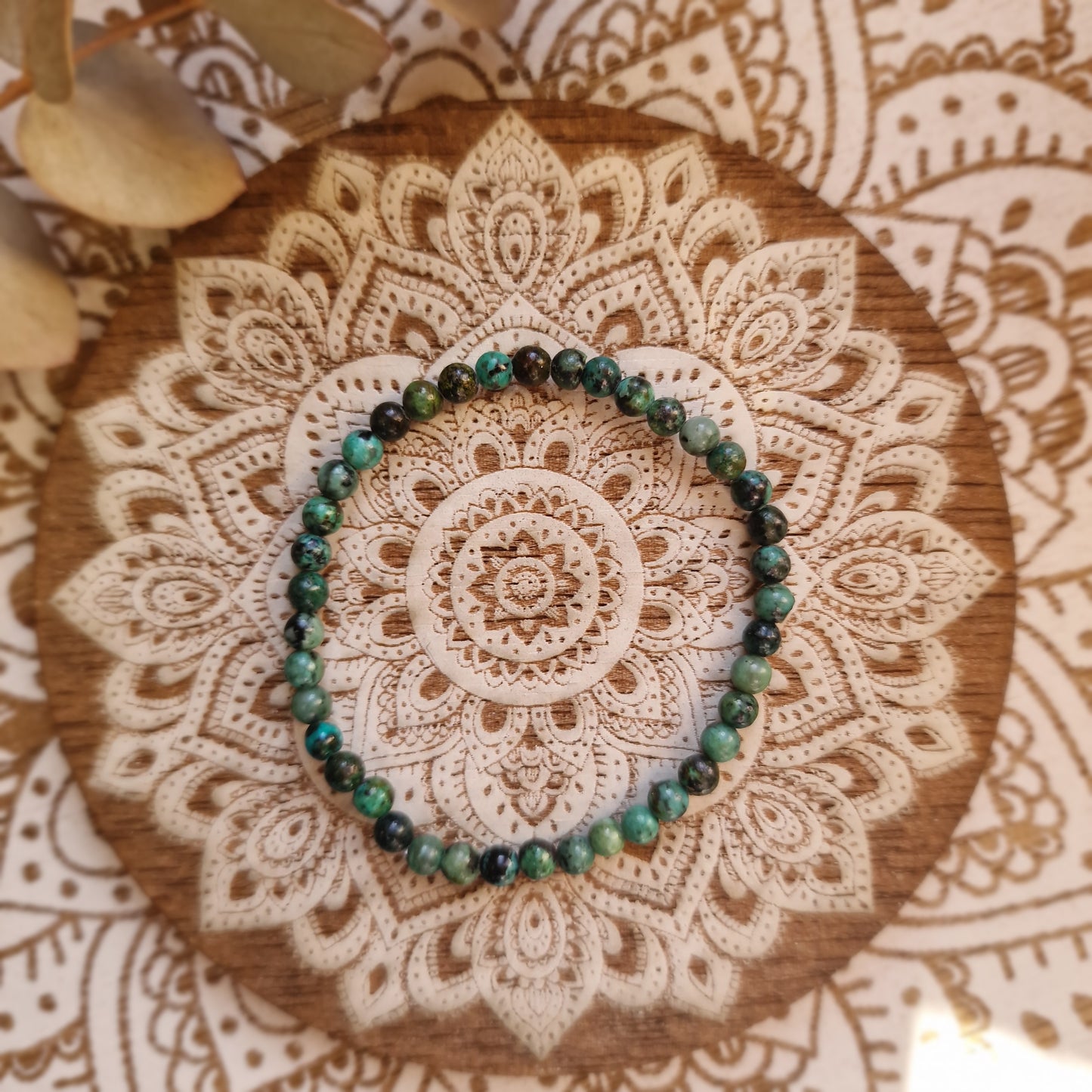 Pulsera Turquesa Africana ~ Equilibrio y Transformación ~ 4 y 6 mm
