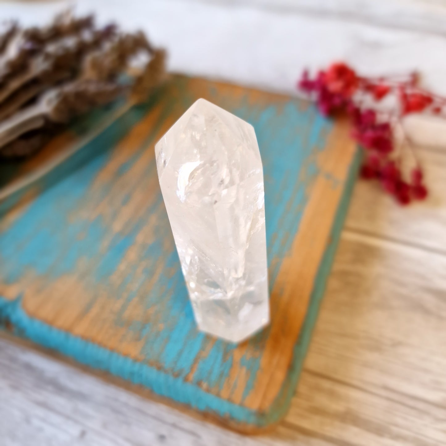 Punta de Cuarzo Cristal