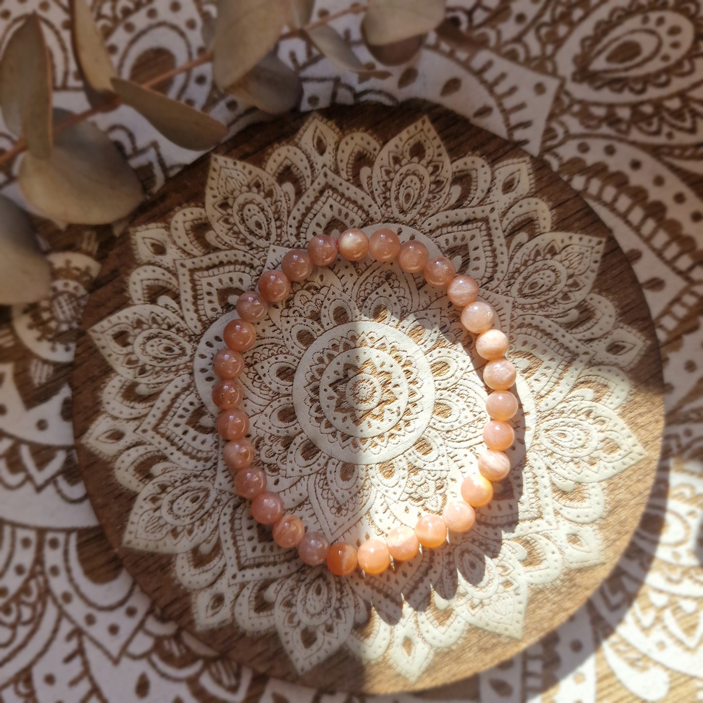 Pulsera Piedra Sol ~ Alegría y Vitalidad ~ 6 mm