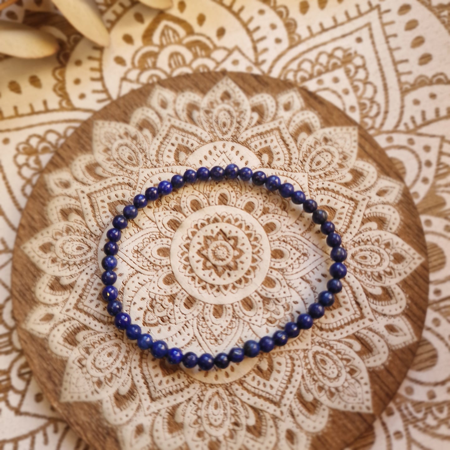 Pulsera Lapislázuli ~ Claridad Mental y Comunicación ~ 4 y 6 mm