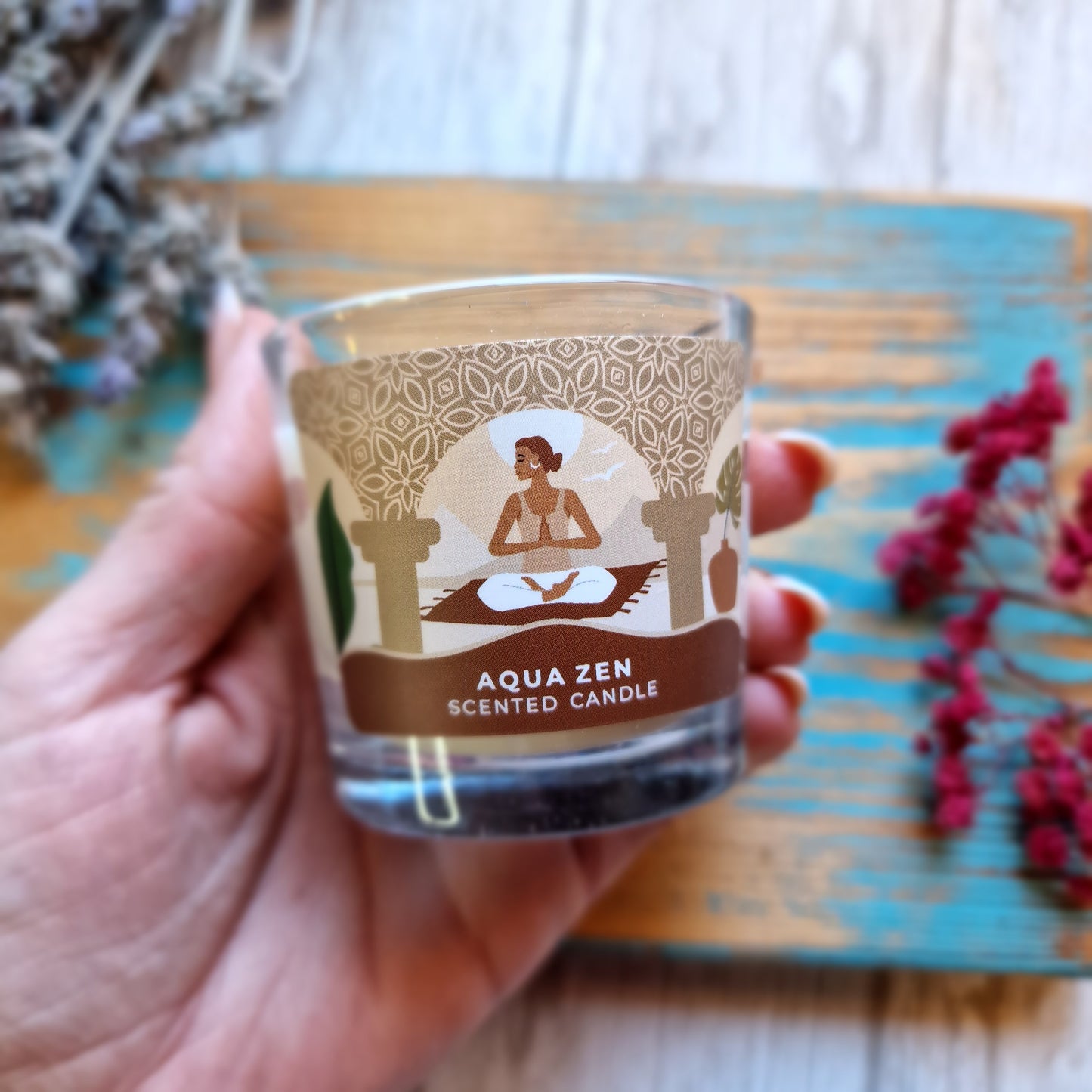 Vela de soja ~ Colección Serenidad ~ Aqua Zen 12h