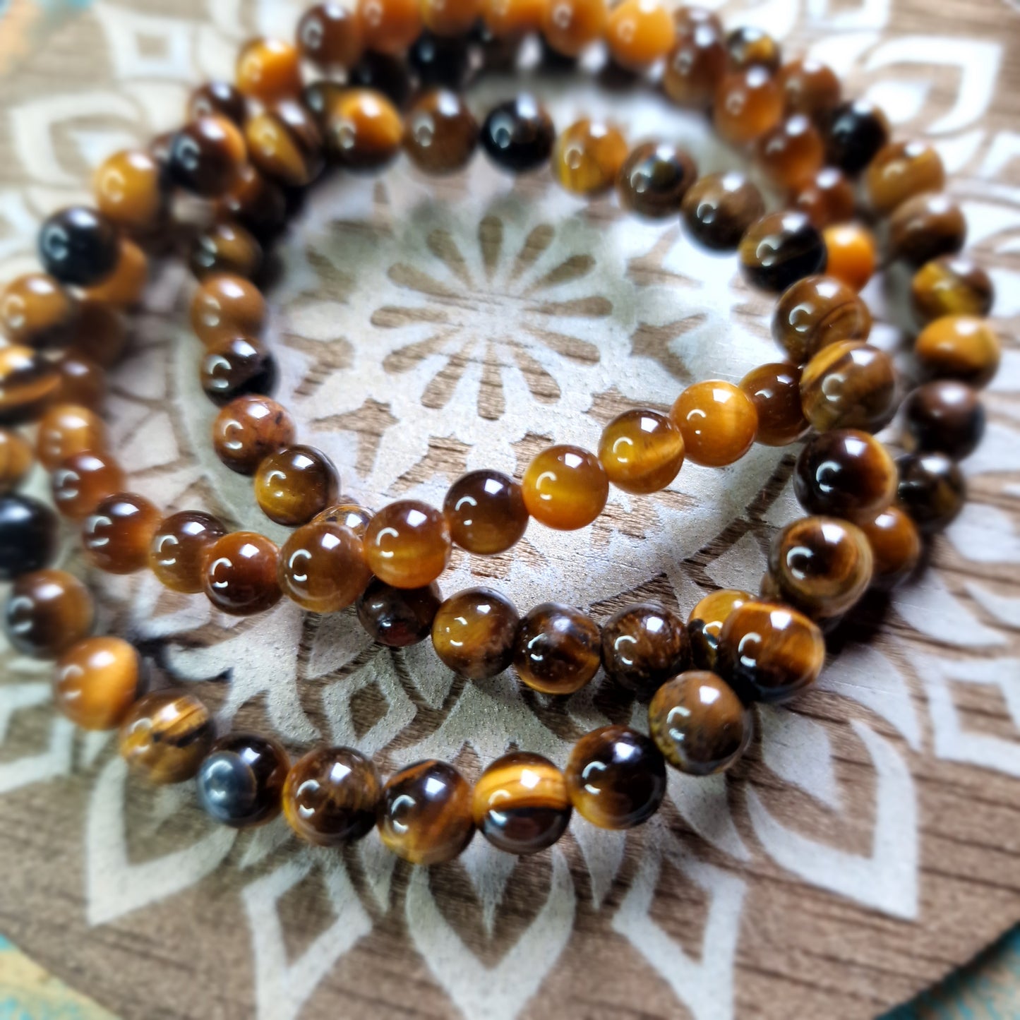 Pulsera Ojo de tigre 4mm - Fuerza, Protección y Confianza
