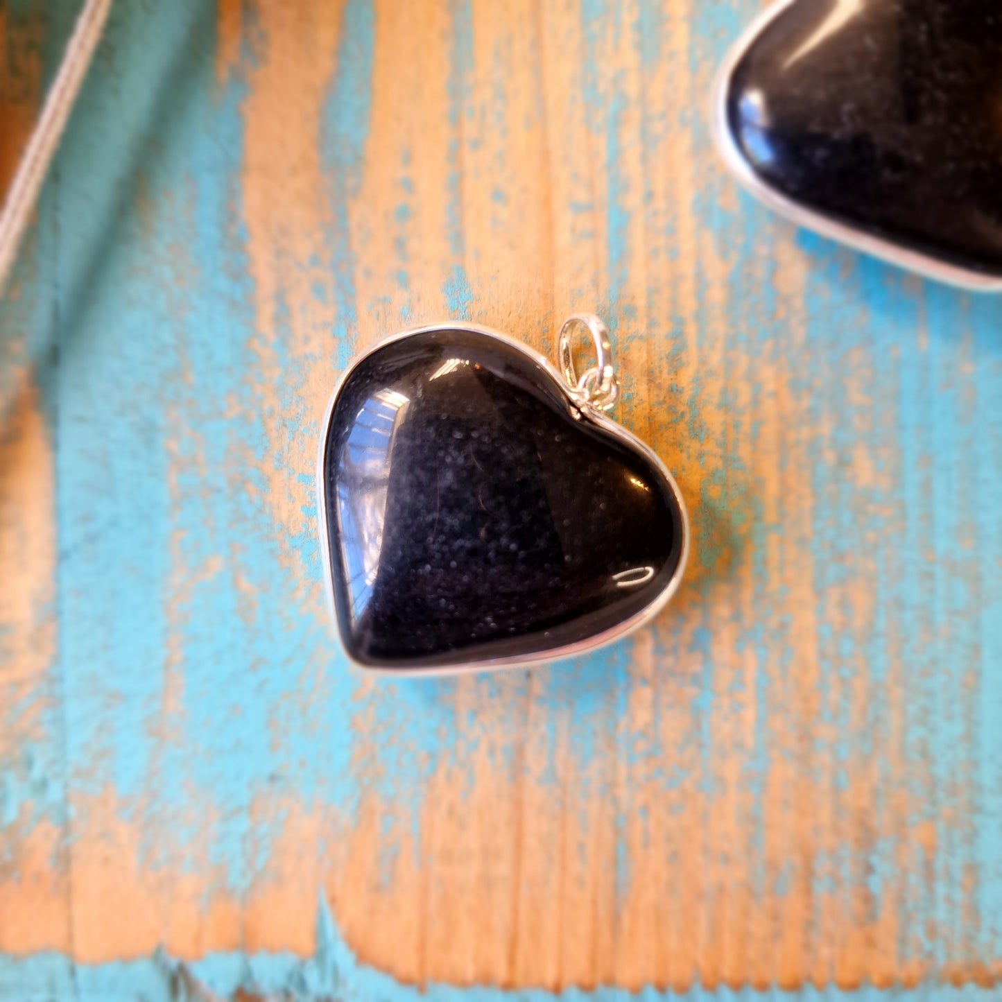 Colgante Obsidiana CORAZÓN - Protección y Claridad