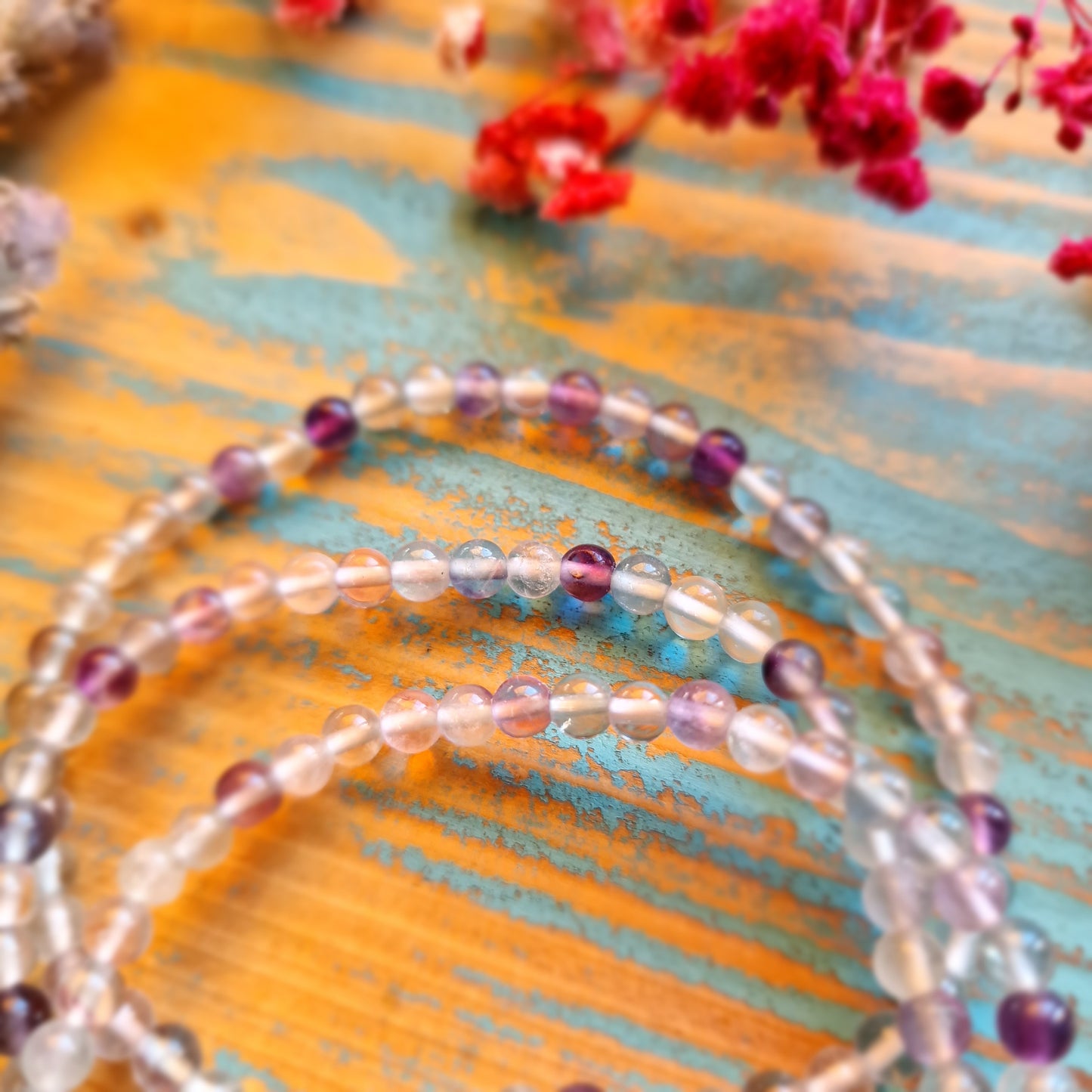 Pulsera Fluorita 4mm