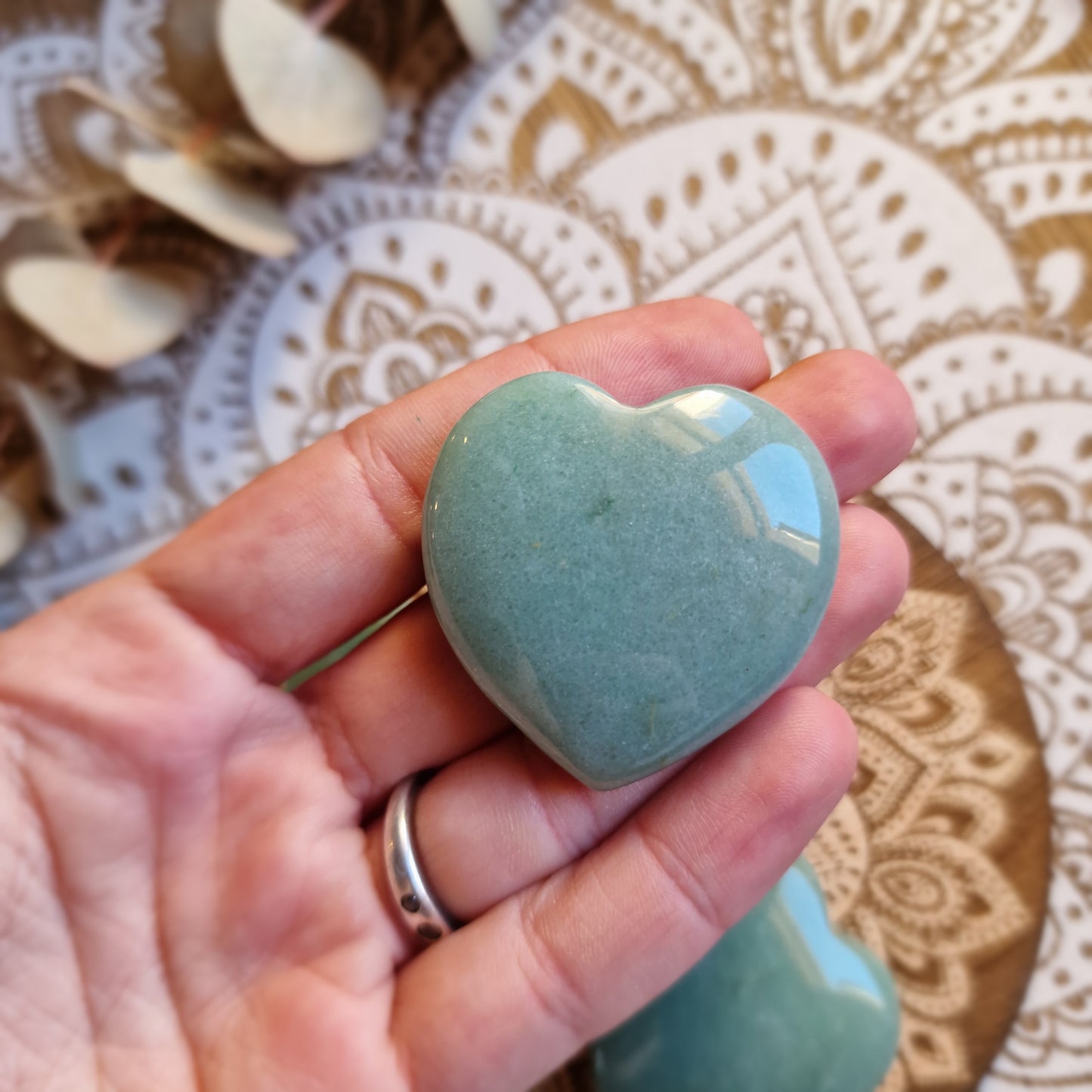 Corazón de Cuarzo Verde ~ Sanación y Equilibrio Emocional