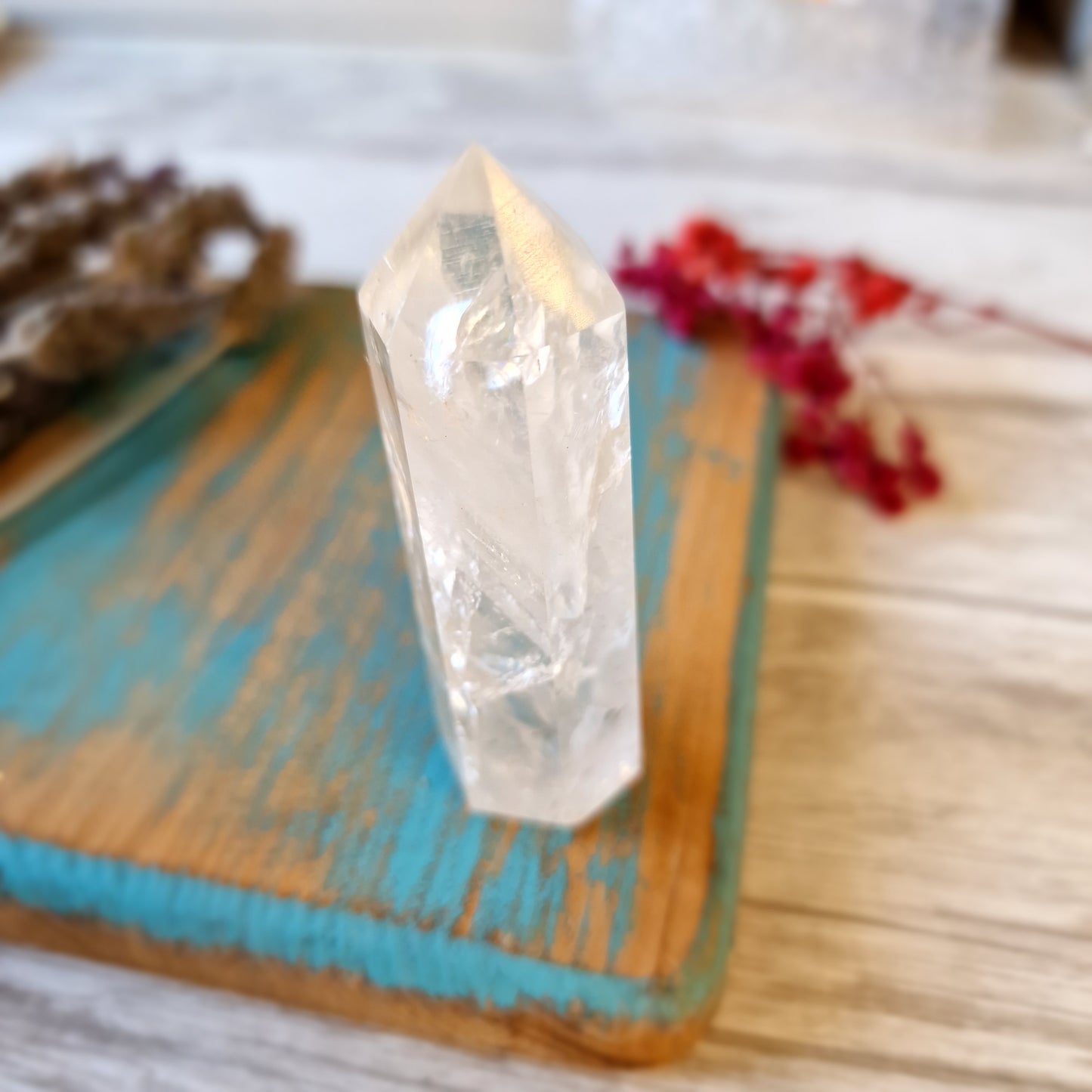 Punta de Cuarzo Cristal