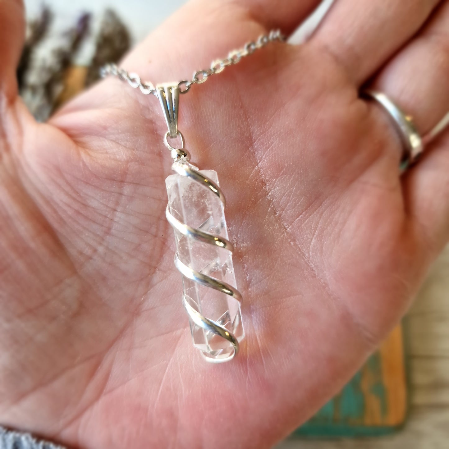 Colgante Cuarzo Cristal