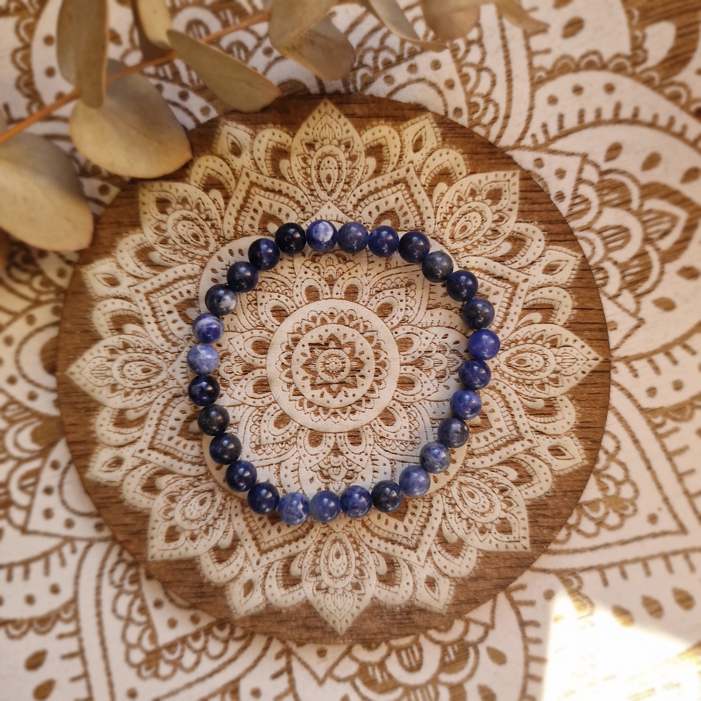 Pulsera Sodalita ~ Claridad Mental ~ 4mm