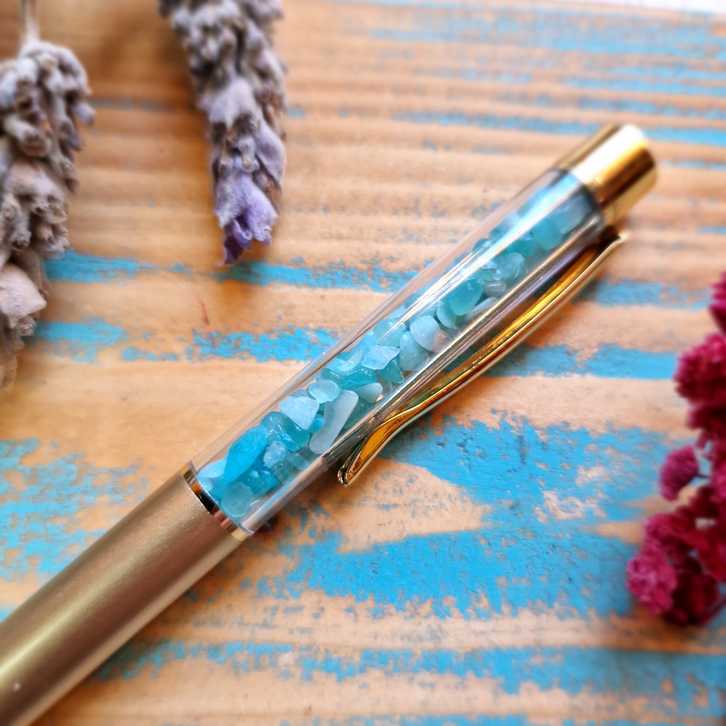 Bolígrafo Con Minerales