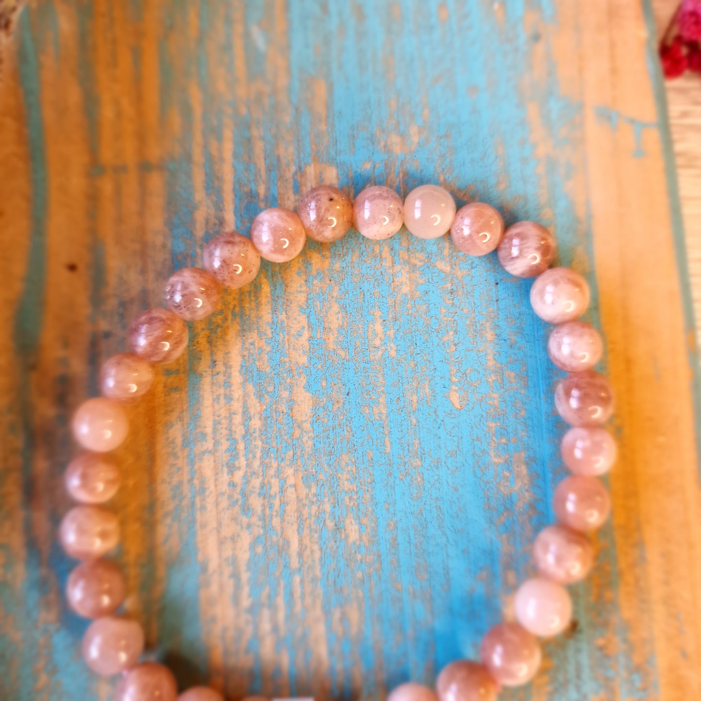 Pulsera Piedra Sol 6mm - Alegría y Vitalidad