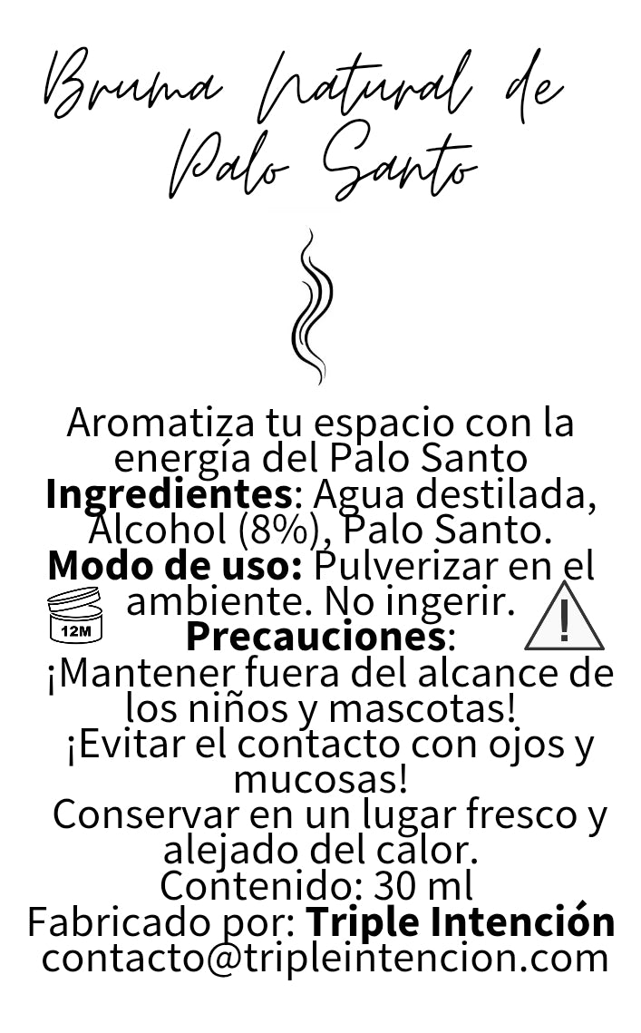 🍃 Esencia Natural de Palo Santo - Artesanal 🍃