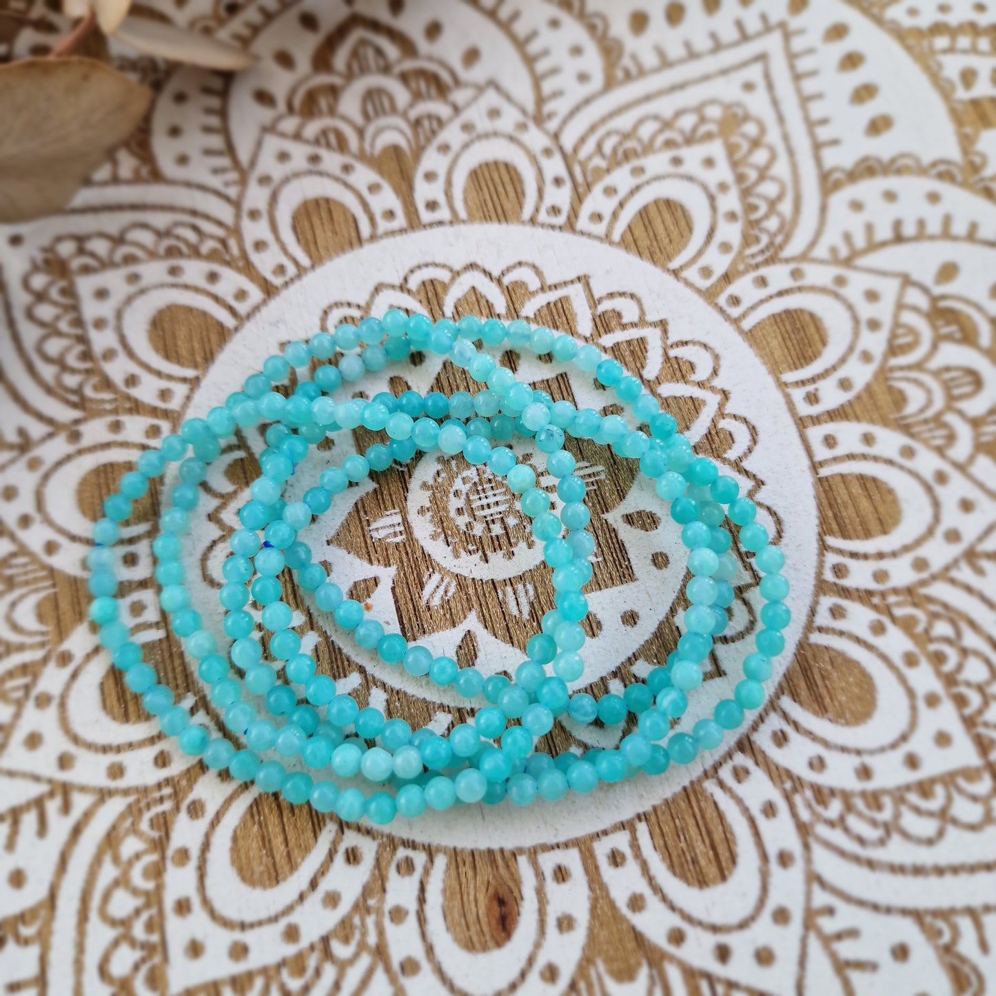 Pulsera Amazonita ~ Calma y equilibrio ~ 4 mm