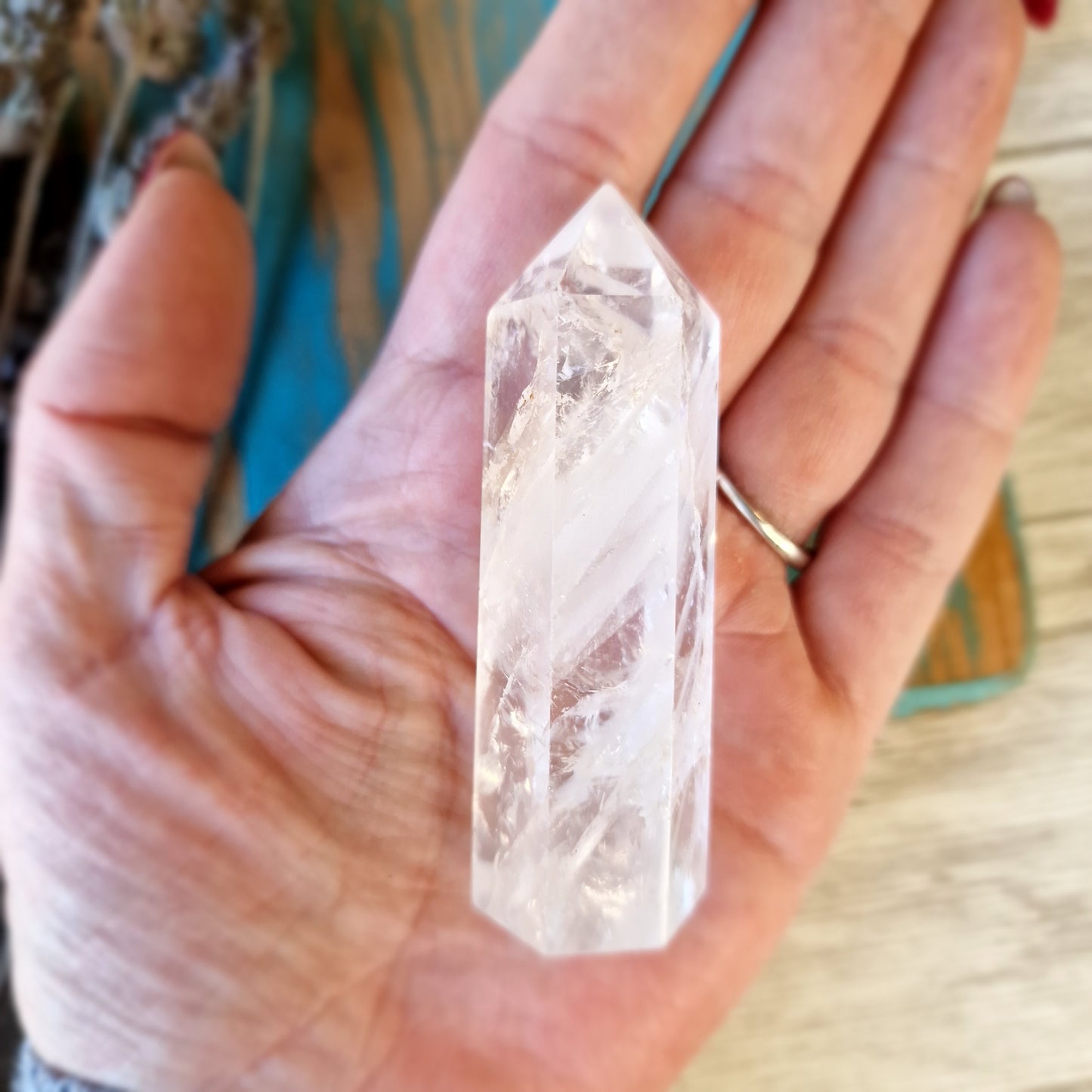 Punta de Cuarzo Cristal