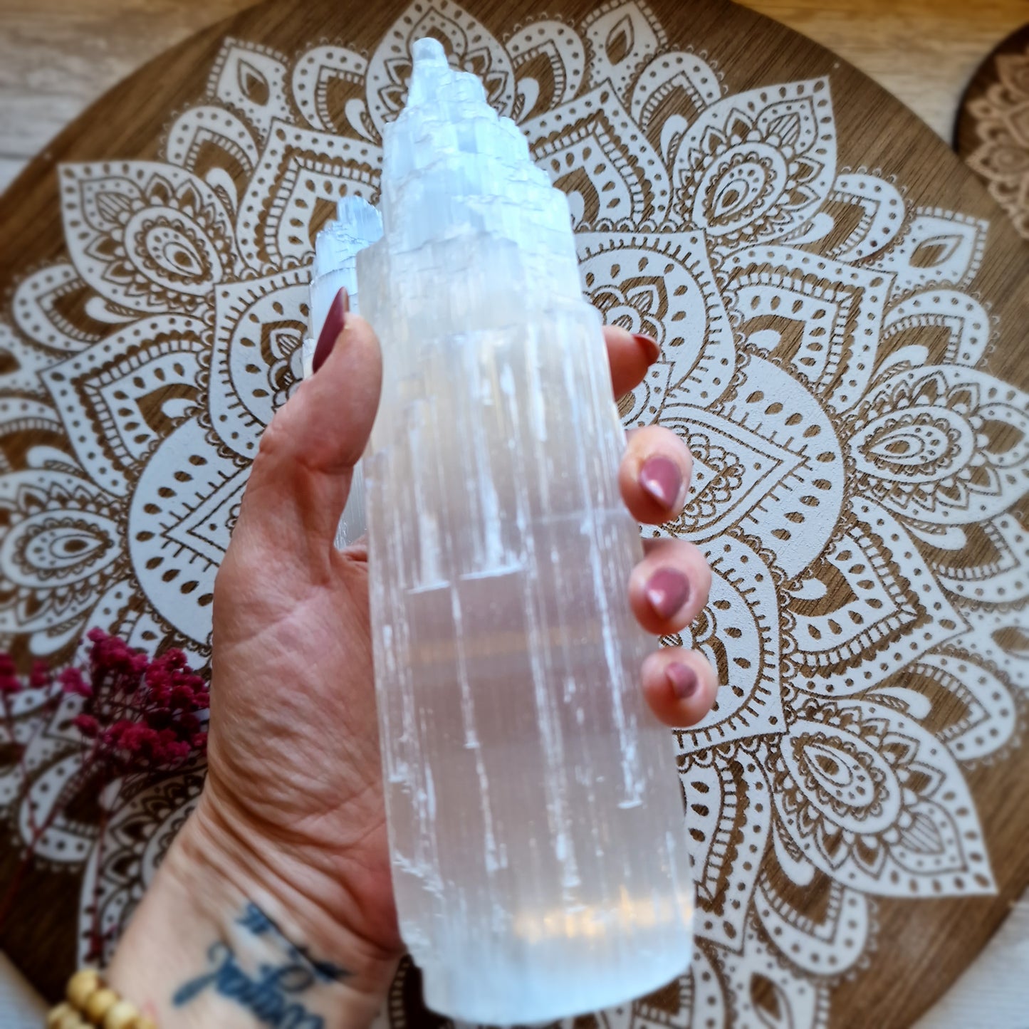 Monolito de Selenita ~ Luz y Purificación Energética