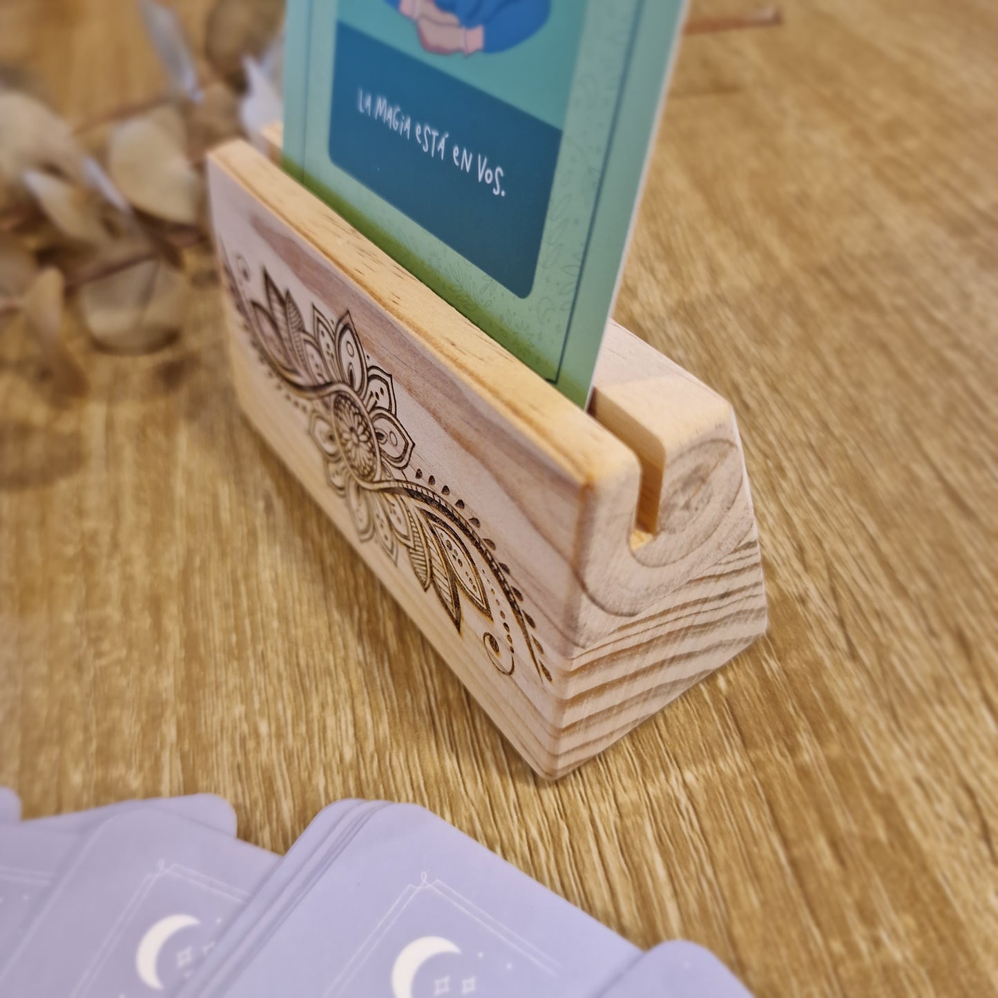 ✨ Soporte para Cartas de Tarot y Oráculo