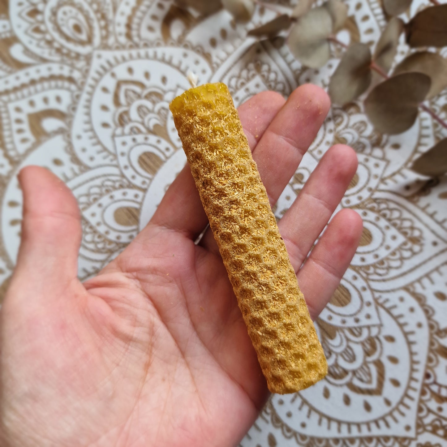 🕯️ Vela de Manifestación con Palo Santo ~ Limpieza y renovación energética