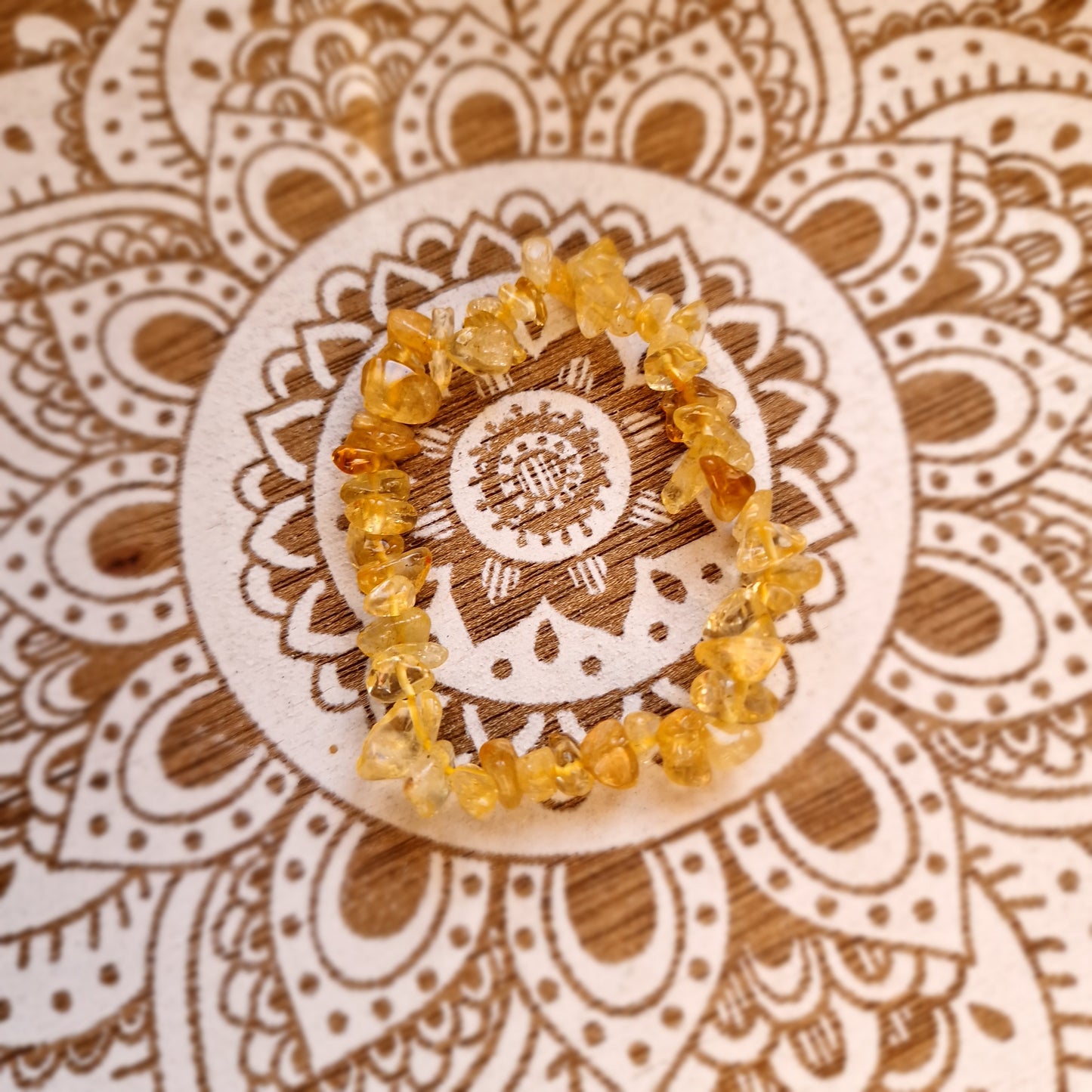 Pulsera de Chips de Citrino – Vitalidad y Abundancia