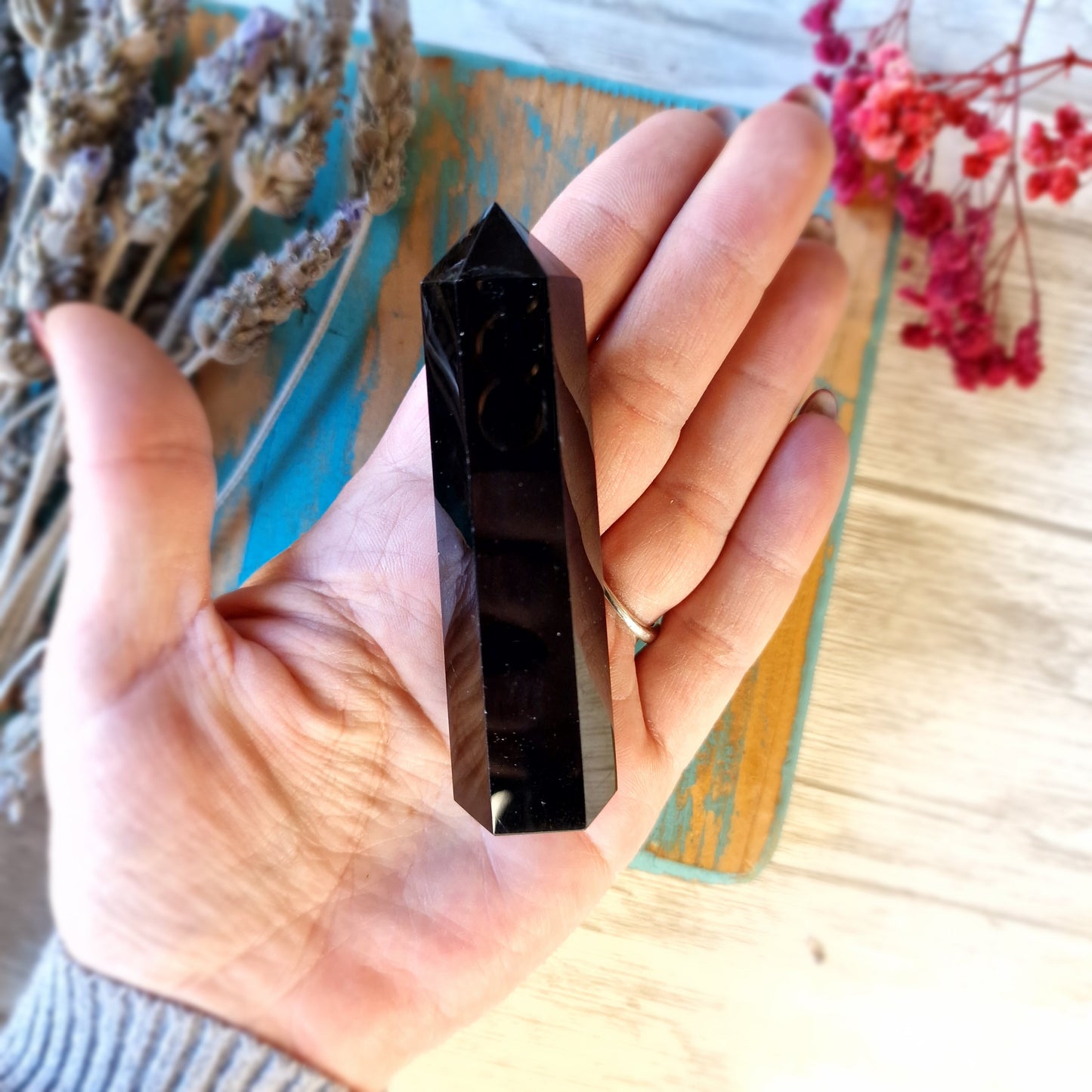 Punta de Obsidiana Negra