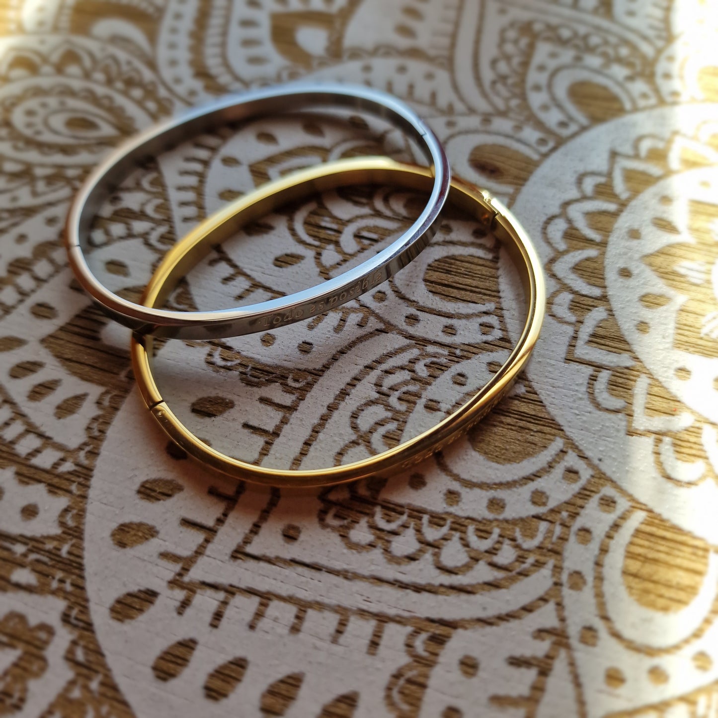 Pulsera Rígida “Aquí y Ahora” ~ Presencia consciente