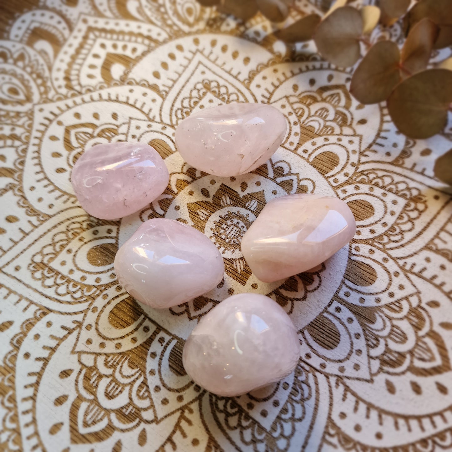 Cuarzo Rosa Rodado ~ Amor y equilibrio emocional