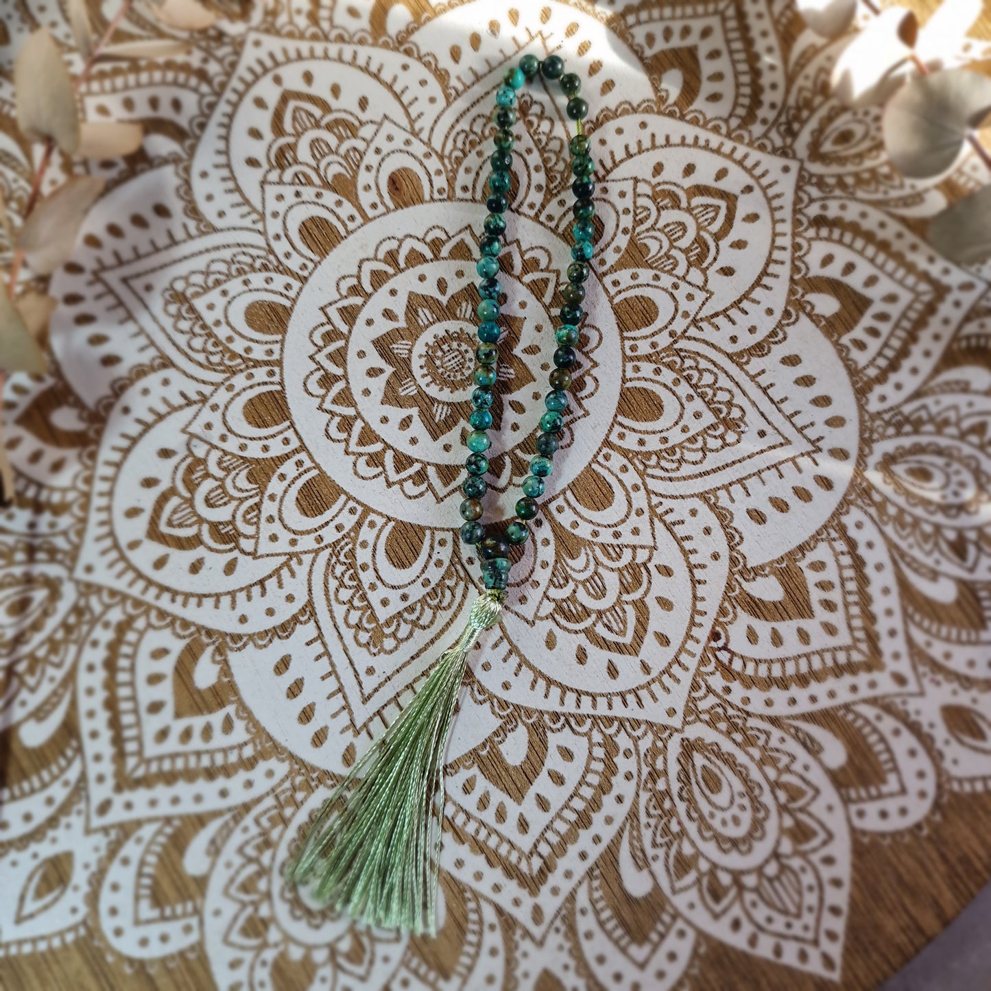 Japa Mala de Turquesa Africana 45 ~ Evolución y Equilibrio Interior