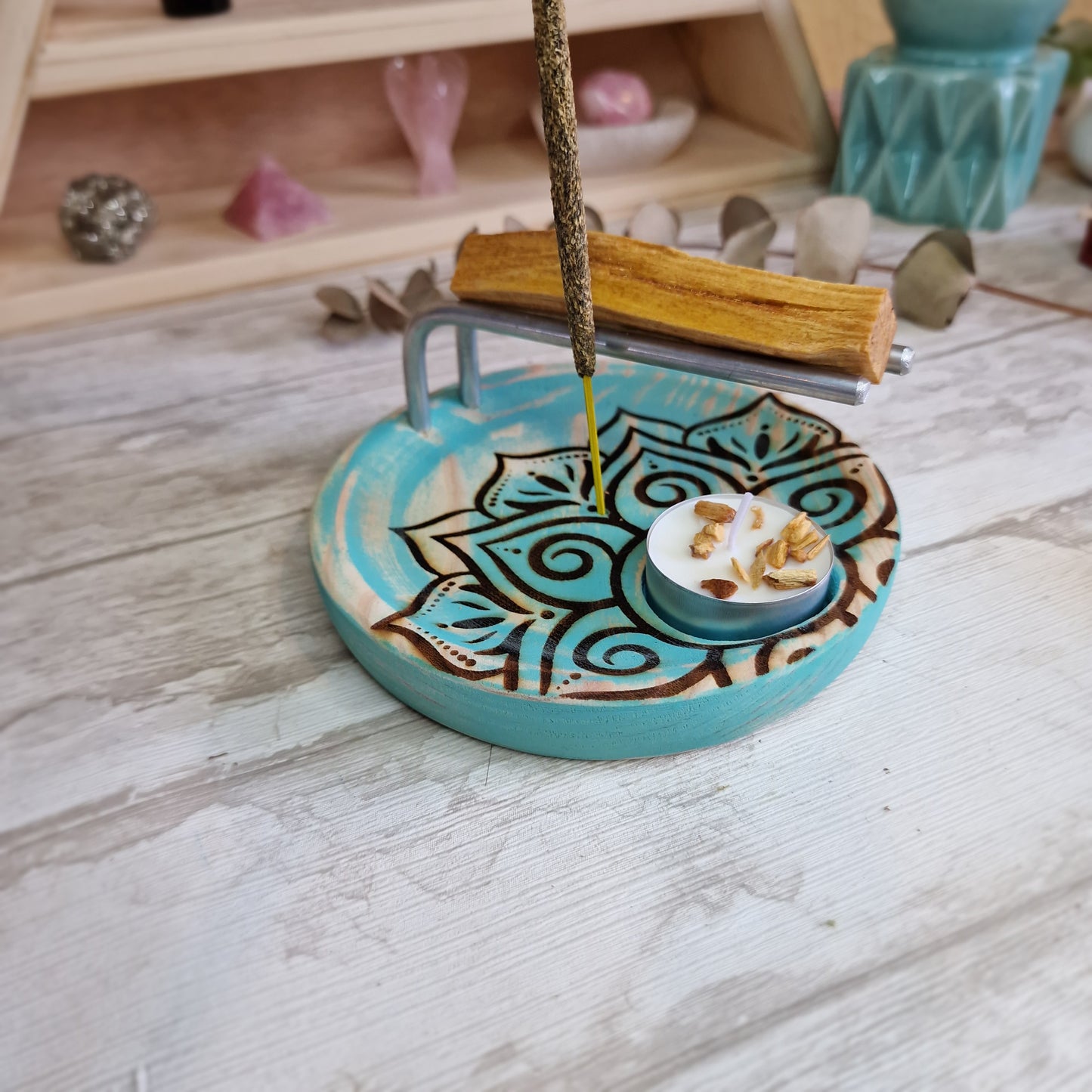 Quemador Doble Esencia. MANDALA PRIMAVERA