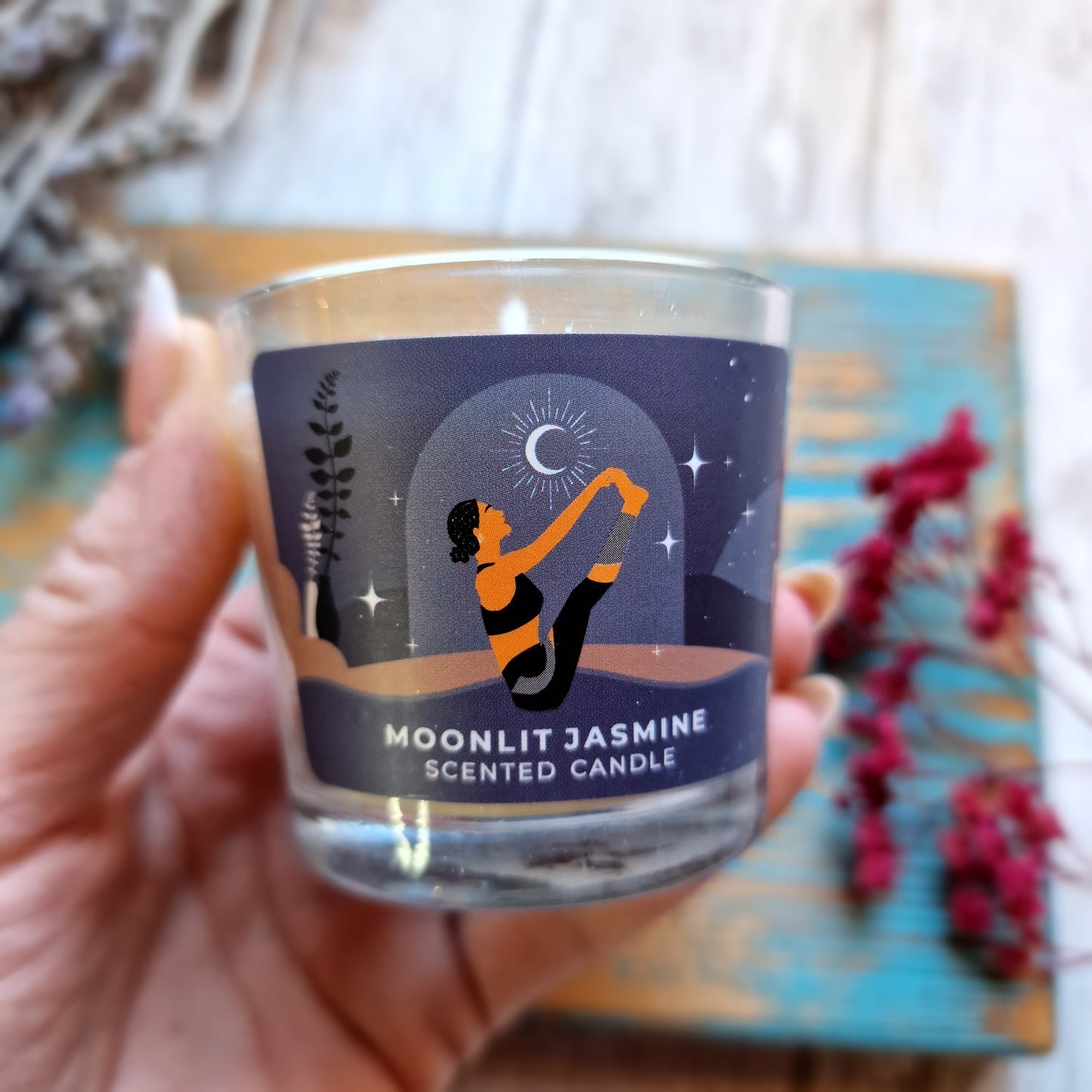 Vela de soja ~ Colección Serenidad ~ Moonlit Jasmine 12h