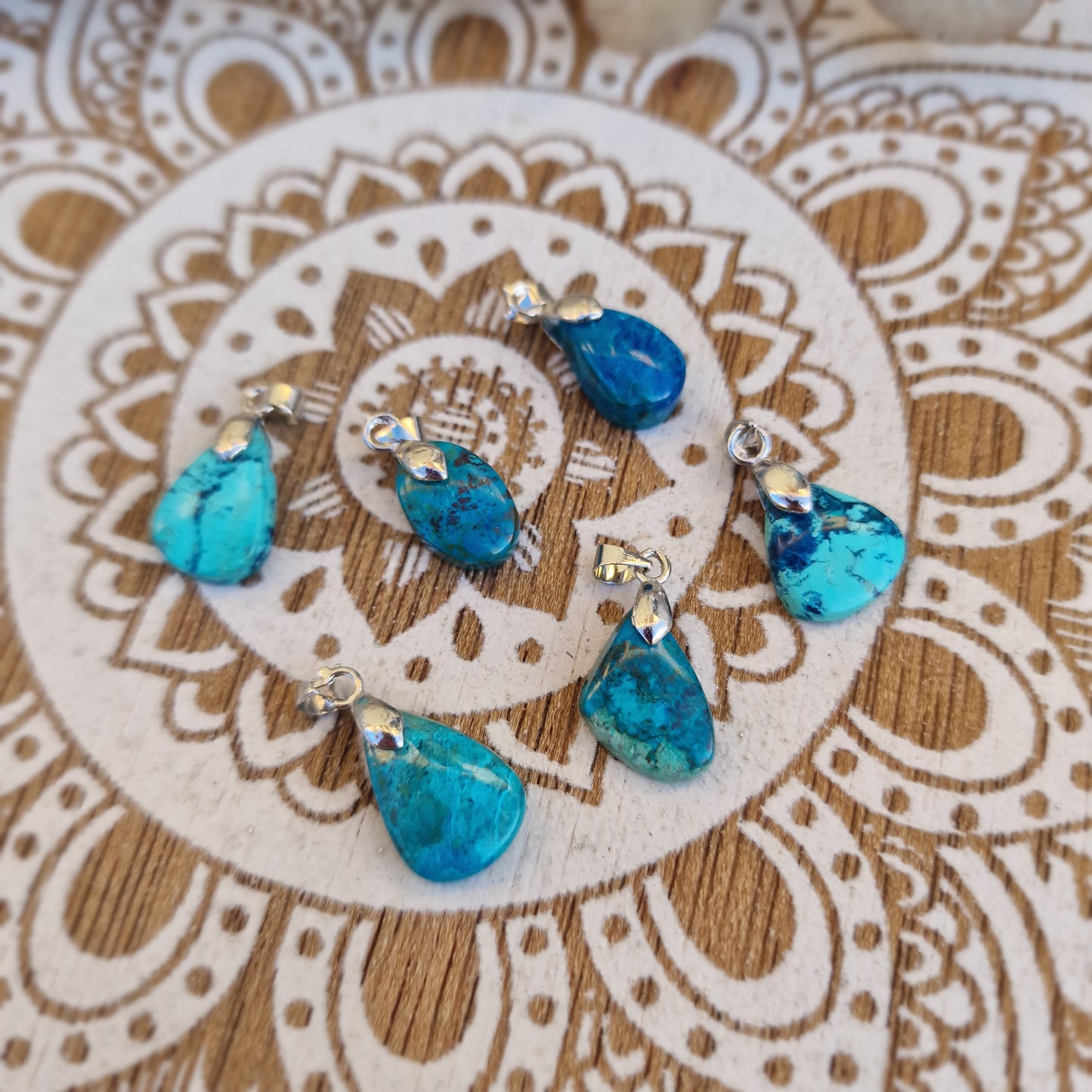 Colgante de Shattuckita ~ Comunicación y Conciencia