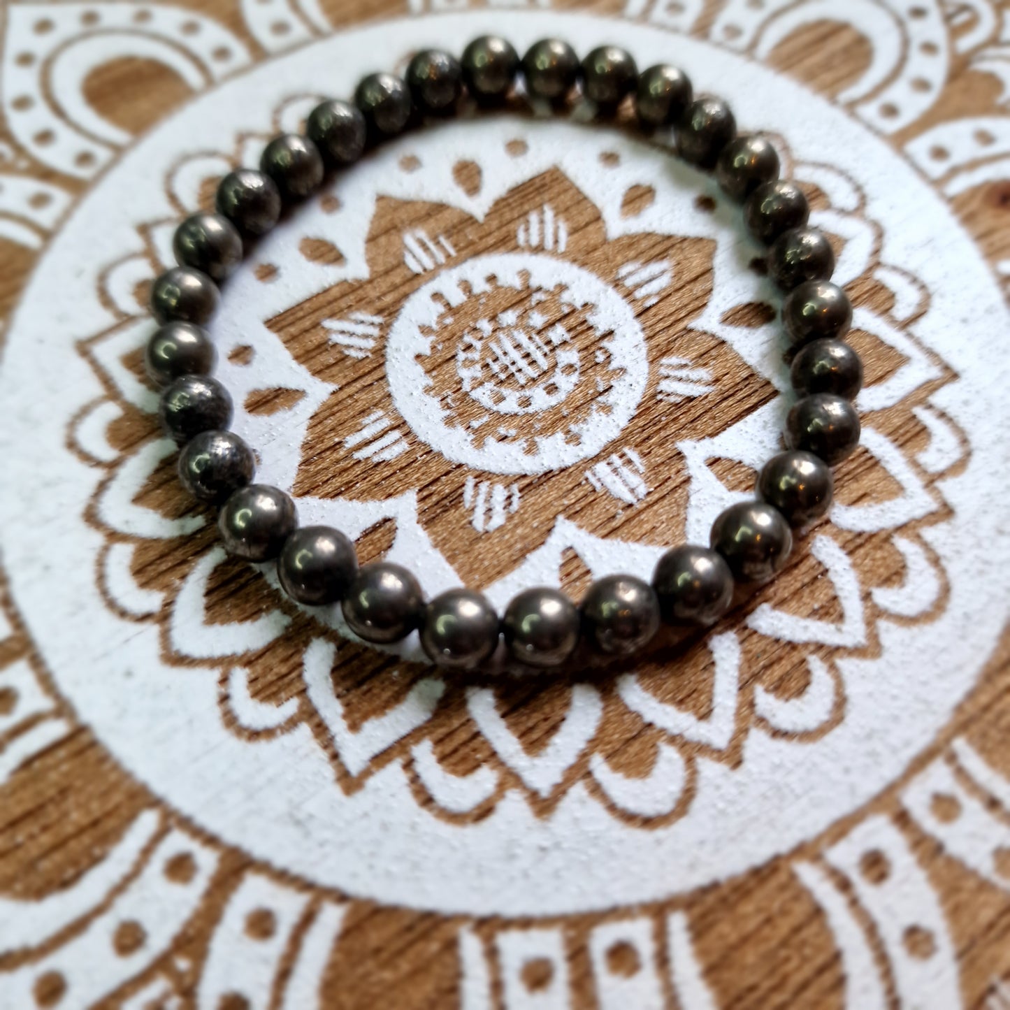 Pulsera de Pirita ~ Prosperidad y Protección ~ 4 y 6 mm