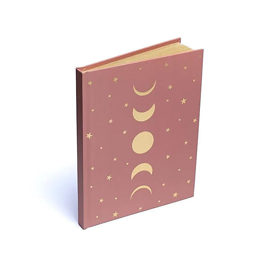 Cuaderno fases lunares rosa