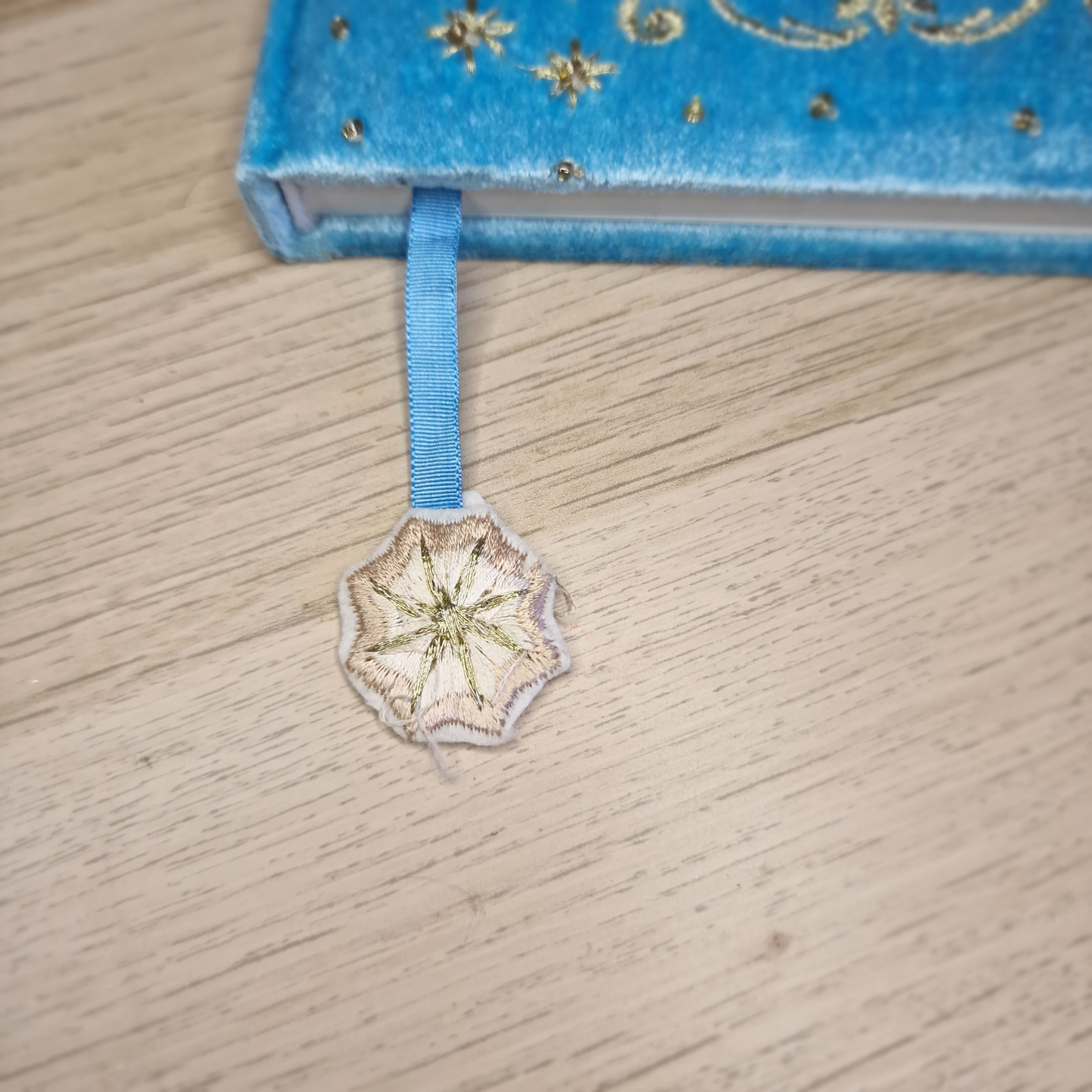 🪽 Cuaderno de Terciopelo Azul Cielo ~ Alas de Ángel