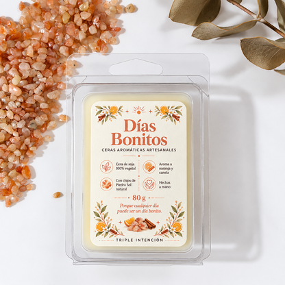 Ceras Aromáticas - Días Bonitos - Naranja y Canela