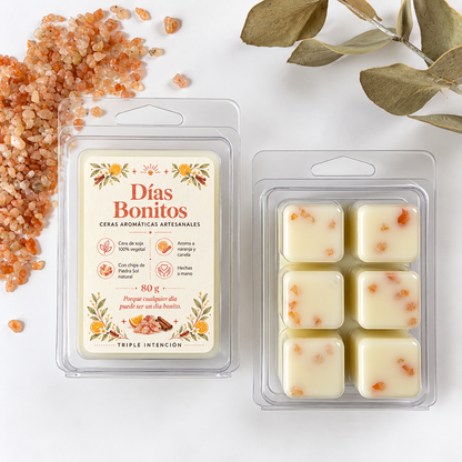 Ceras Aromáticas - Días Bonitos - Naranja y Canela