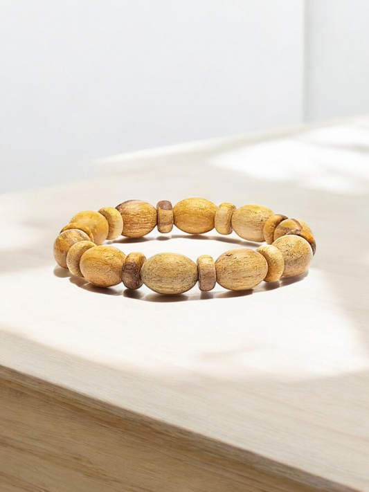 Pulsera de Palo Santo Oval (S)