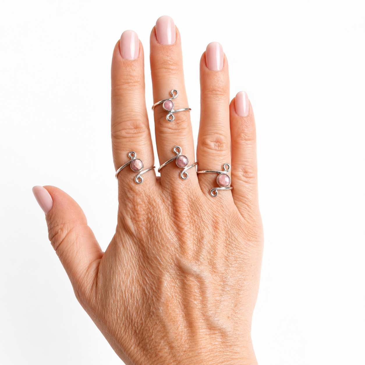 Anillo Plata de Ley - Rodocrosita
