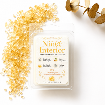 Ceras Aromáticas ~ Conecta con tu niñ@ interior ~ Coco y Cíticos