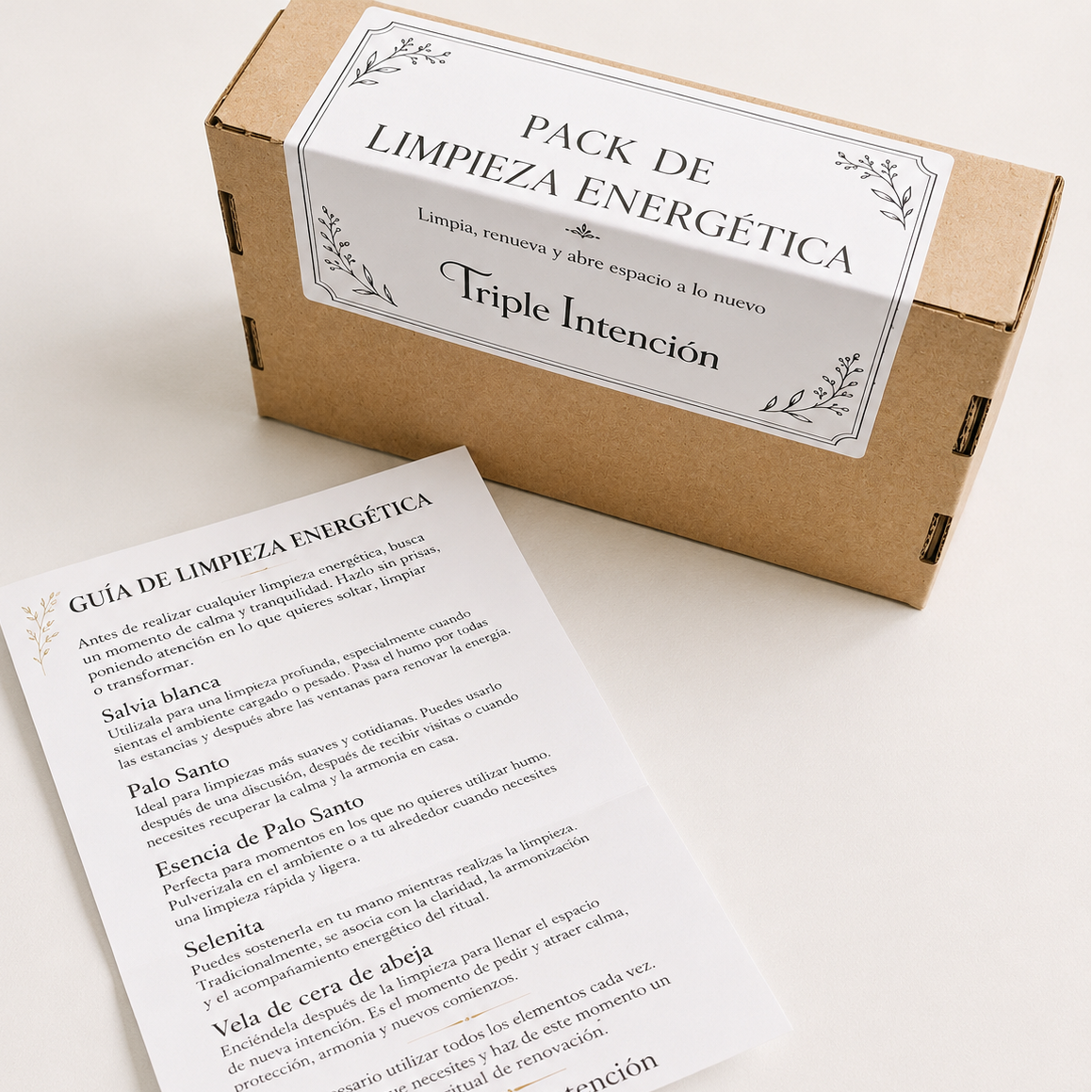 Pack de limpieza energética - Limpia, renueva y abre espacio a lo nuevo.