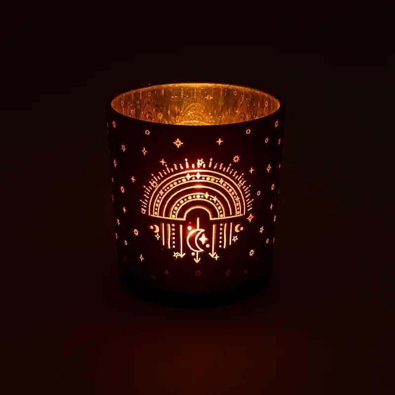 Portavelas de Vidrio ~ Ilumina tu espacio con estilo y simbolismo