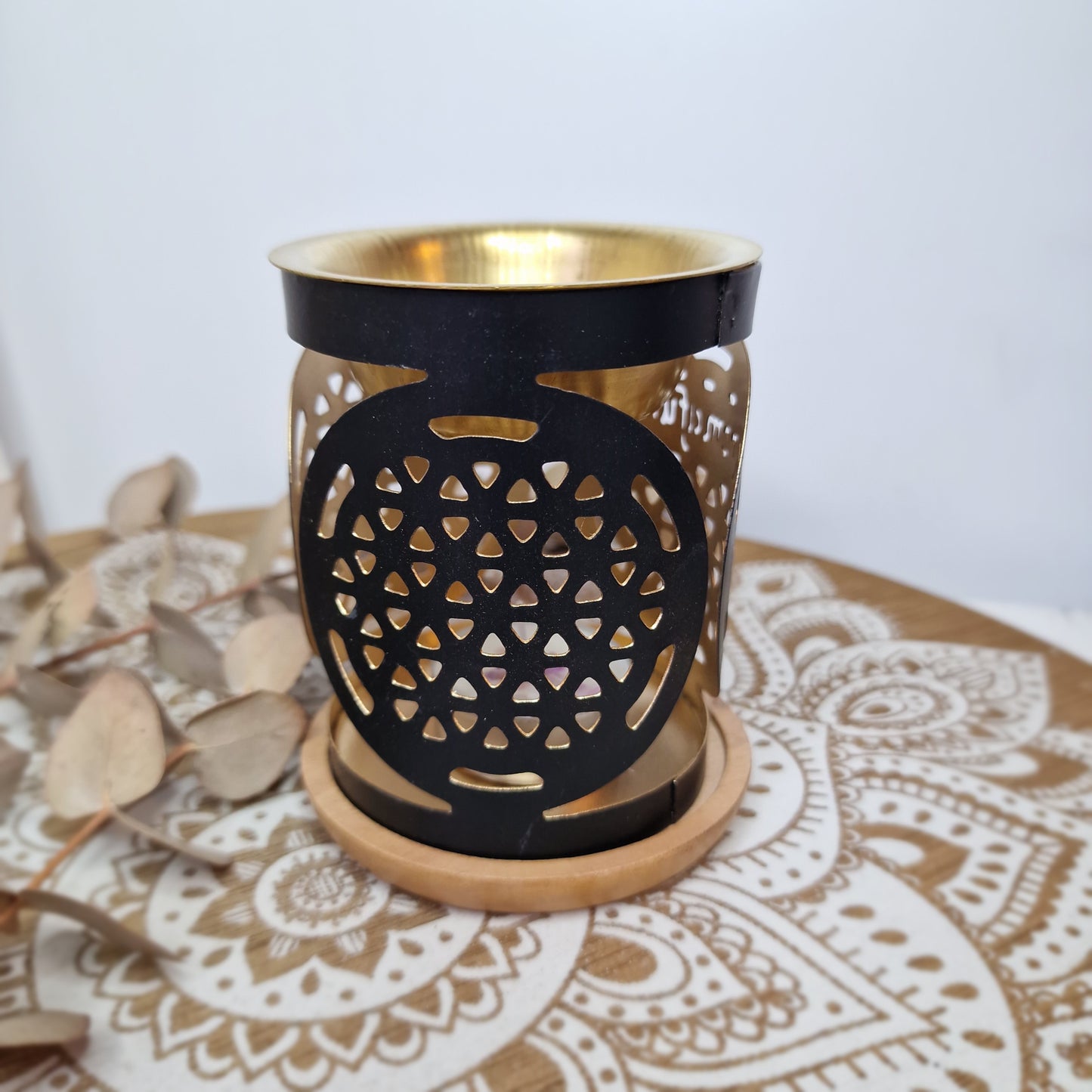 Quemador de aceites aromáticos ✨Flor de la vida