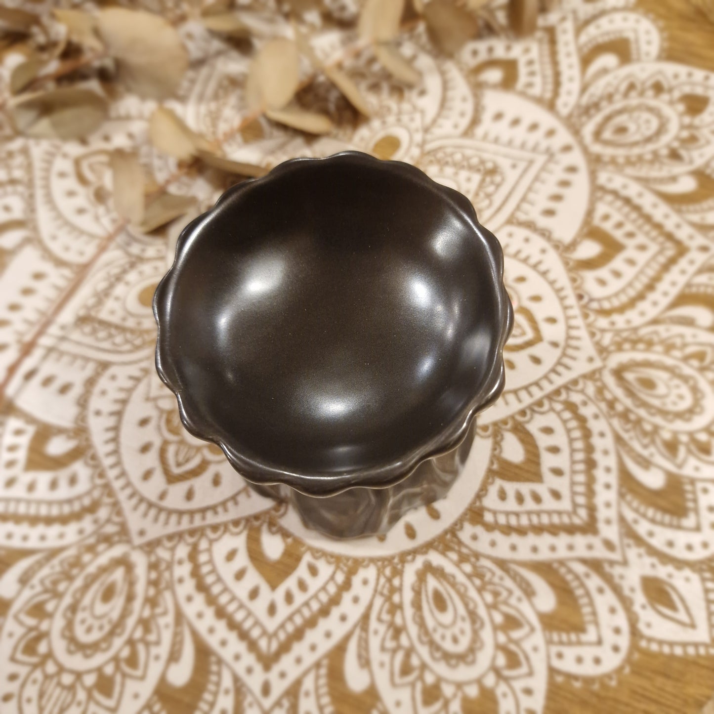 Quemador “Esencia Geométrica Negro” ~ Equilibrio y armonía en tu espacio