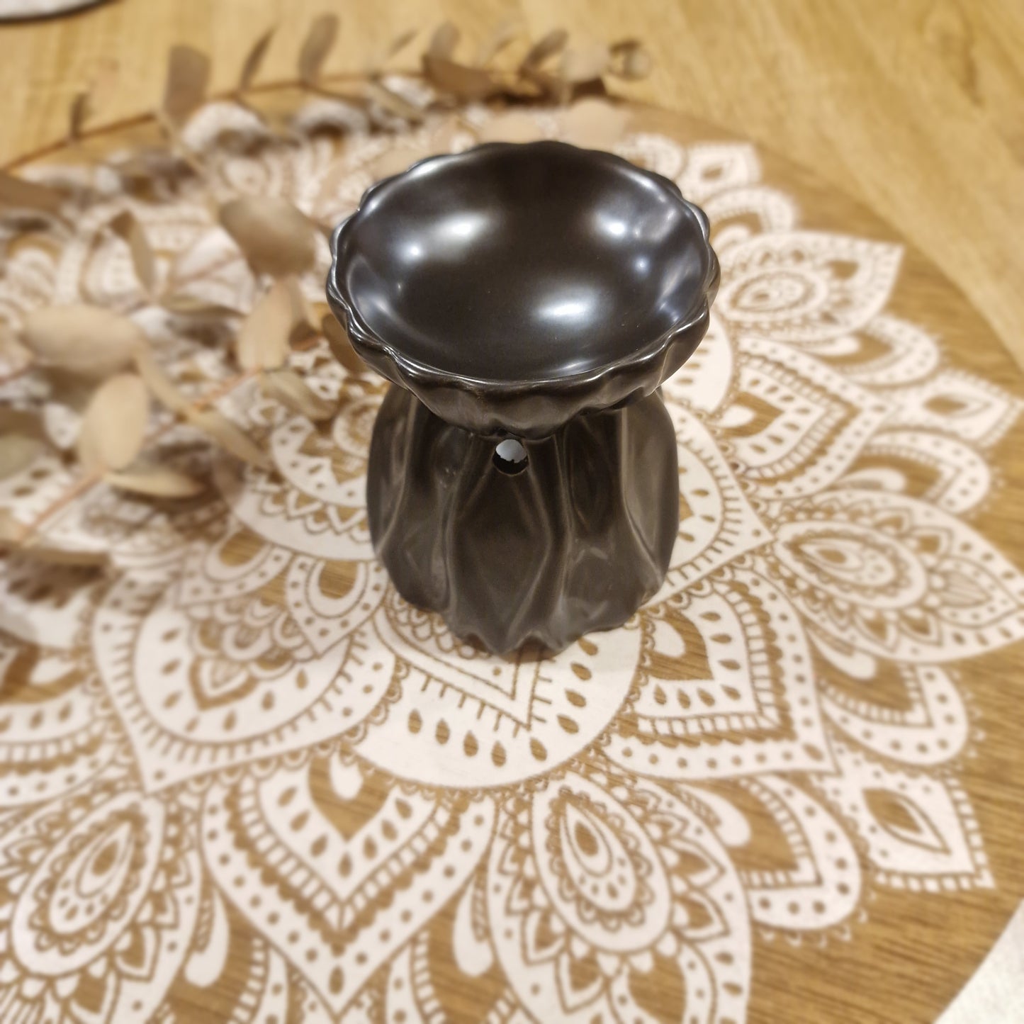 Quemador “Esencia Geométrica Negro” ~ Equilibrio y armonía en tu espacio