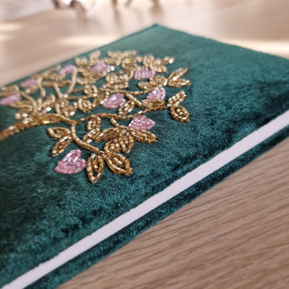 🌳 Cuaderno de Terciopelo ÁRBOL DE LA VIDA ~ Armonía y Crecimiento Interior 💫