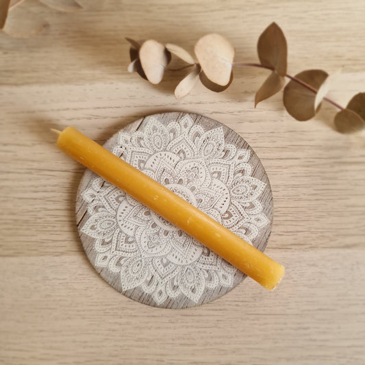 🕯️ Vela de Miel Natural ~ Dulzura, Protección y Energía Pura