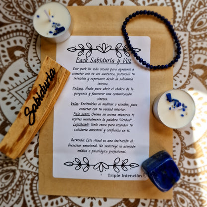 Pack Iniciación ~ Sabiduría y Voz ~ Conecta con tu verdad interior y expresa lo que sientes