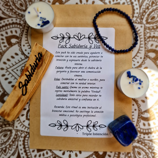 Pack Sabiduría y Voz ~ Conecta con tu verdad interior y expresa lo que sientes